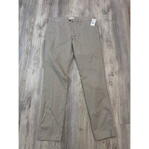 Open Edit Nordstrom Mens Slim Fit Chino Pants Grey Sphere Size 34W NWT
